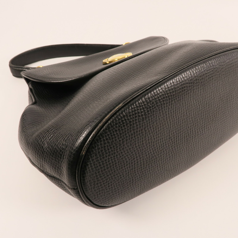 Dior 牛皮皮革Vintage Hand Bag金扣手挽袋-6
