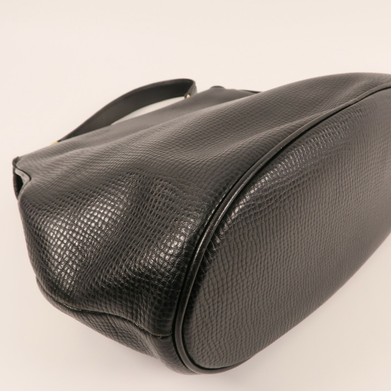 Dior 牛皮皮革Vintage Hand Bag金扣手挽袋-8