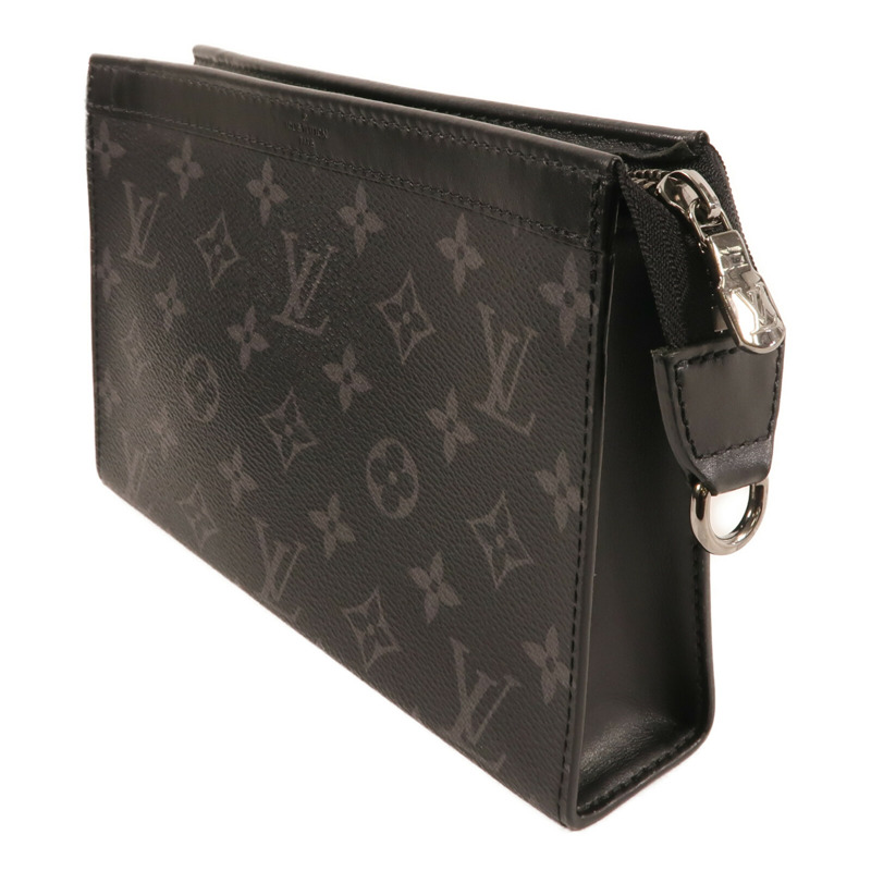 LOUIS VUITTON Monogram Eclipse Gaston銀扣肩背袋-2
