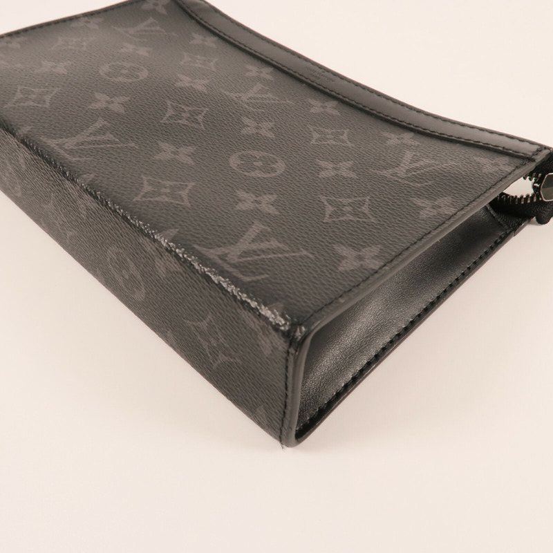 LOUIS VUITTON Monogram Eclipse Gaston銀扣肩背袋-6