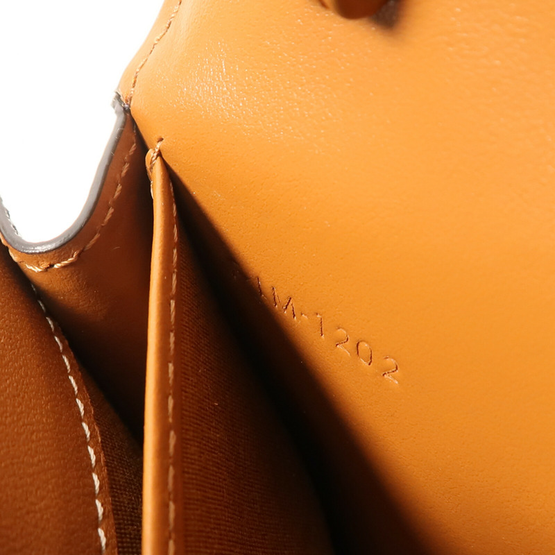 CELINE 塗層帆布Wallet On Strap金扣肩背袋-13