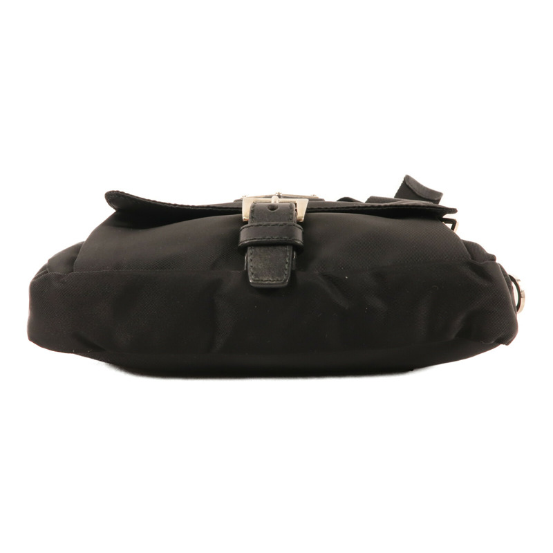 PRADA 尼龍Belt Bag銀扣腰包-4