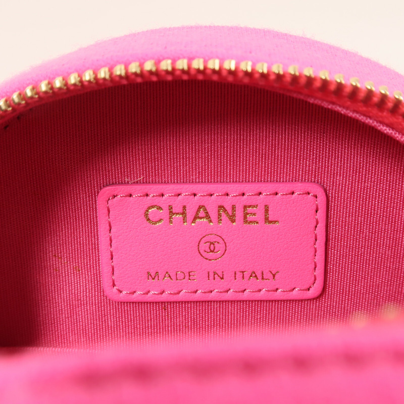 CHANEL 布料Jersey 19金扣鏈帶肩背袋-13