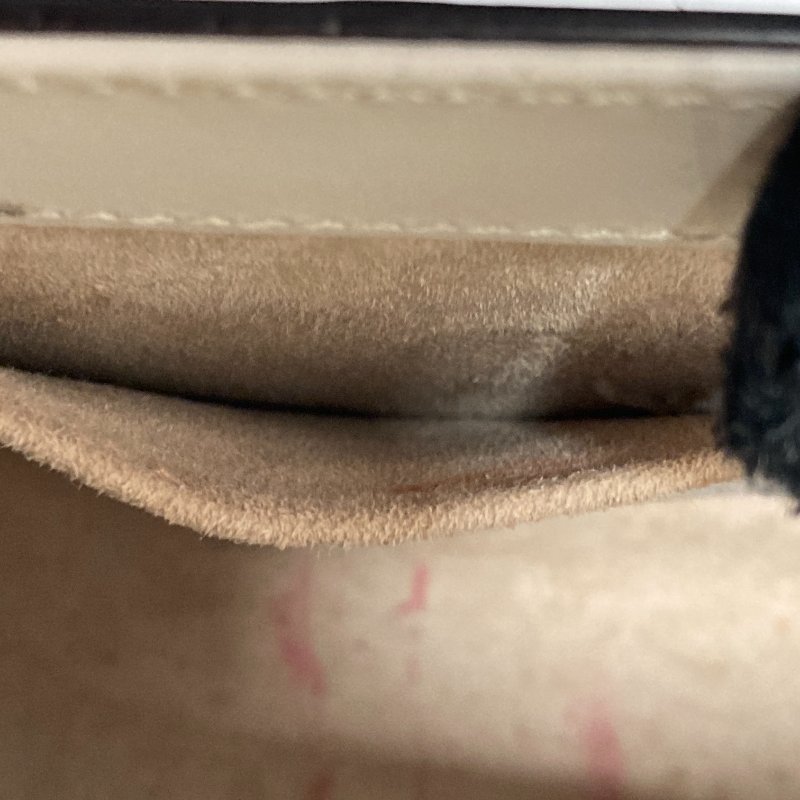 GUCCI 古馳 421332 Small Sylvie Shoulder Bag 小牛皮 肩背包 白色 金釦-9