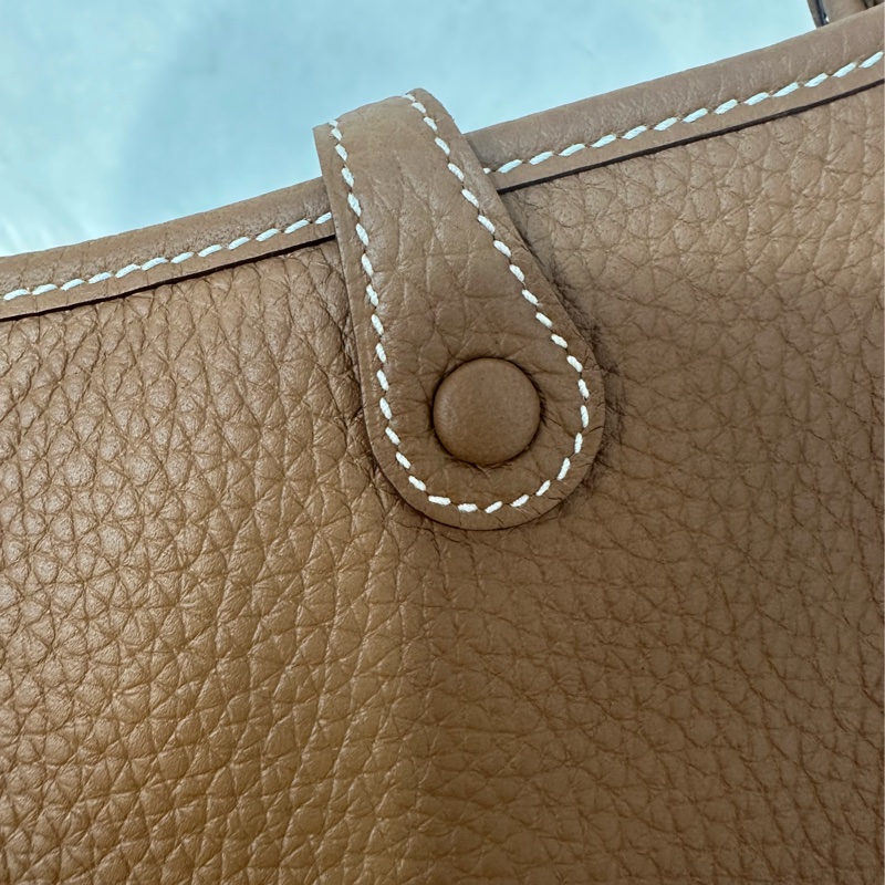 Hermes 金棕色銀釦mini evelyne-9