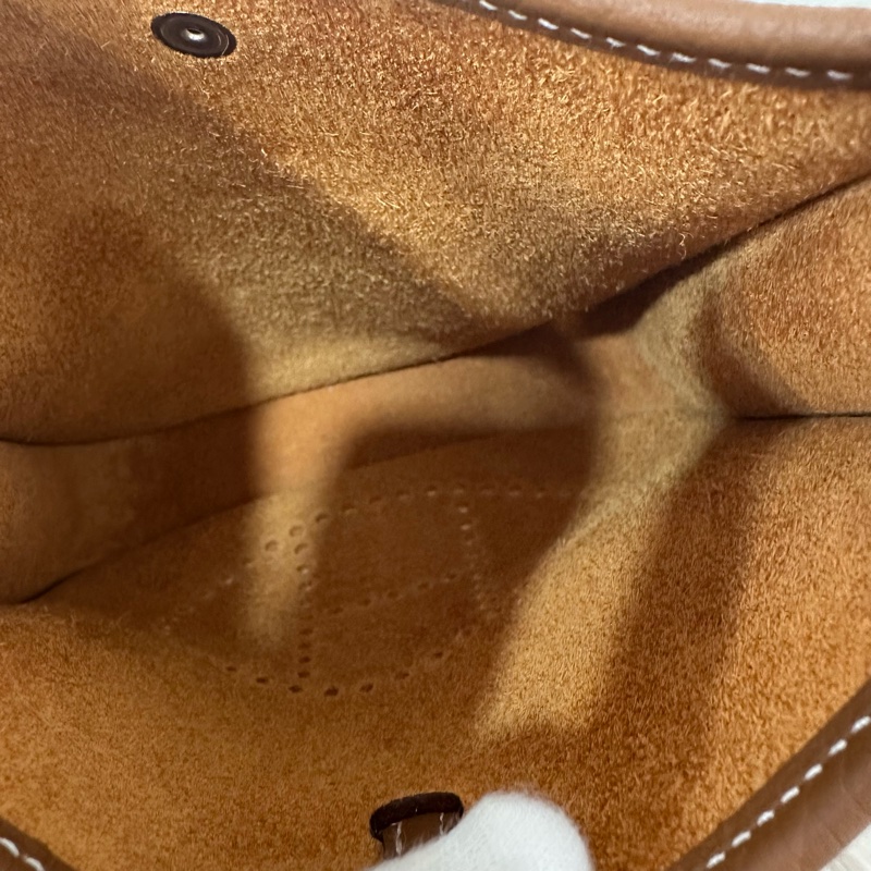 Hermes 金棕色銀釦mini evelyne-20
