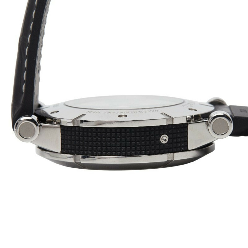 Tiffany Atlas 男士計時腕錶 Z1000.82.12A21A 自動機械錶 白色錶盤 不鏽鋼錶帶 橡膠錶帶 皮革錶帶-3