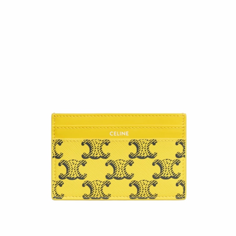 Celine 男士 帆布和小牛皮卡包均碼碼11cm*0.5cm*7cm-0