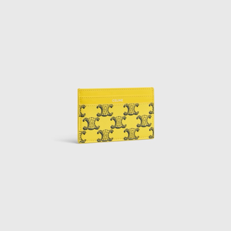 Celine 男士 帆布和小牛皮卡包均碼碼11cm*0.5cm*7cm-4