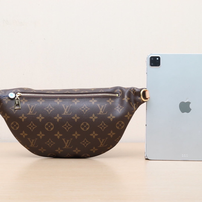 LOUIS VUITTON 老花PVC晶片Highrisebumbag腰包配可拆卸肩帶-2