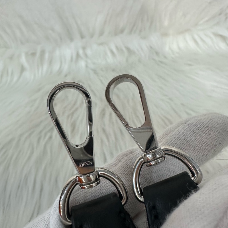 hermes 89黑TC皮銀扣mini evelyne-29