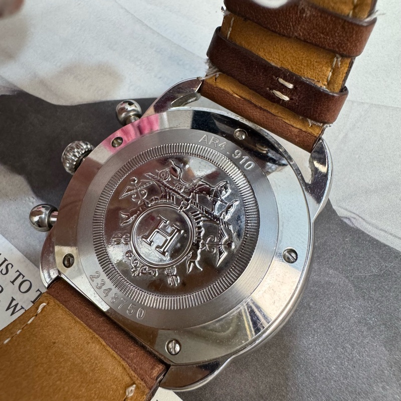 Hermès 經典計時手腕 vintage 中古 二手-2