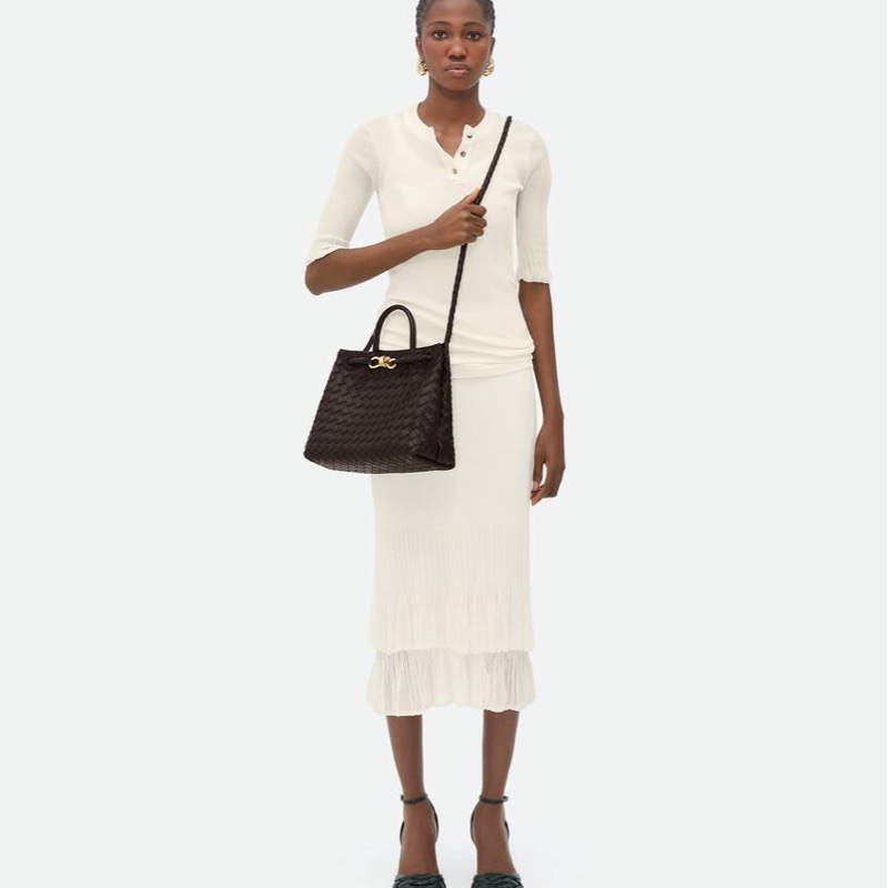 Bottega Veneta 女士 中號Andiamo單肩包 中號、32cm*11cm*25cm-3