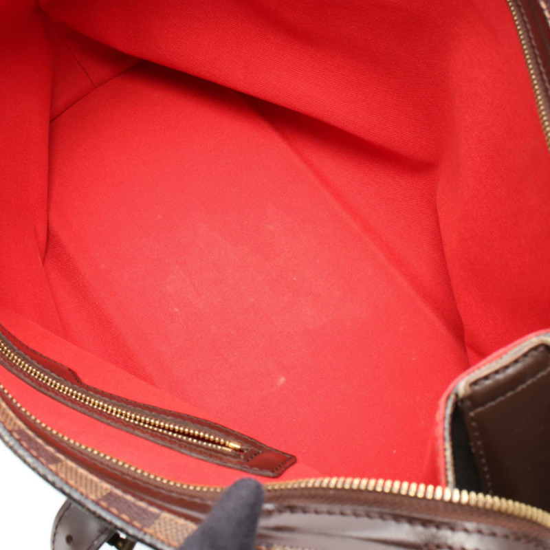 路易威登 切爾西托特單肩包 N51119 Damier 帆布皮革 Ebene 二手-4