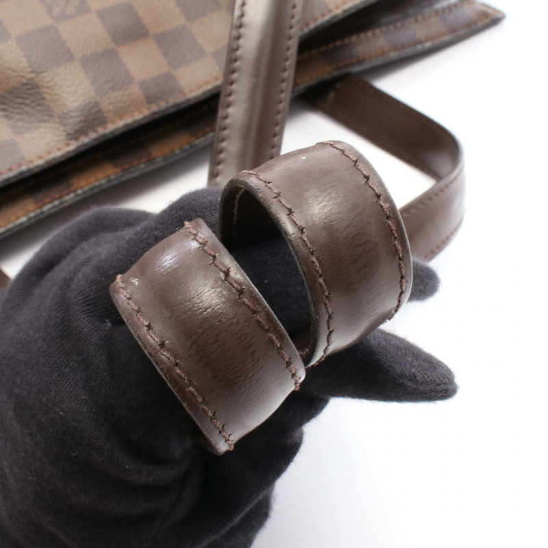 路易威登 切爾西托特單肩包 N51119 Damier 帆布皮革 Ebene 二手-6