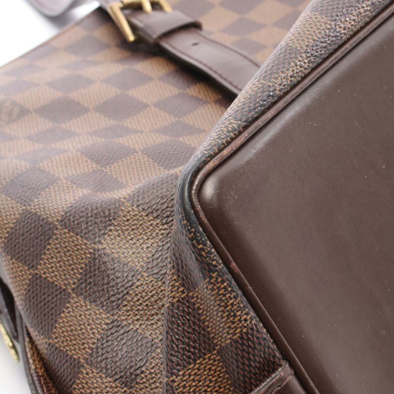 路易威登 切爾西托特單肩包 N51119 Damier 帆布皮革 Ebene 二手-10