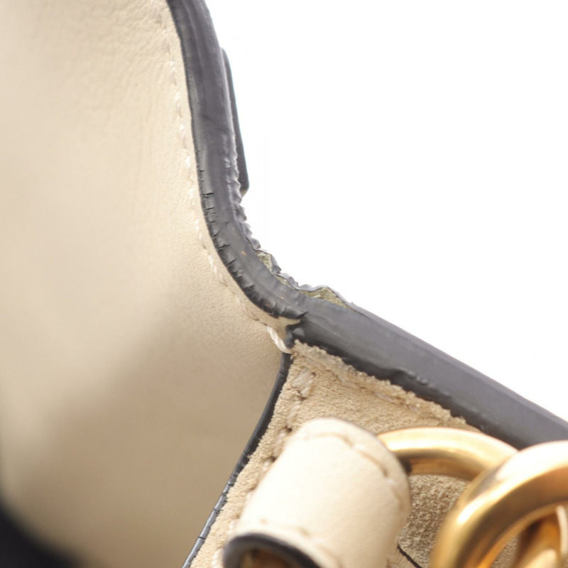 Chloe Nile 小手環肩挎包 3S1301 皮革 米色 二手-5