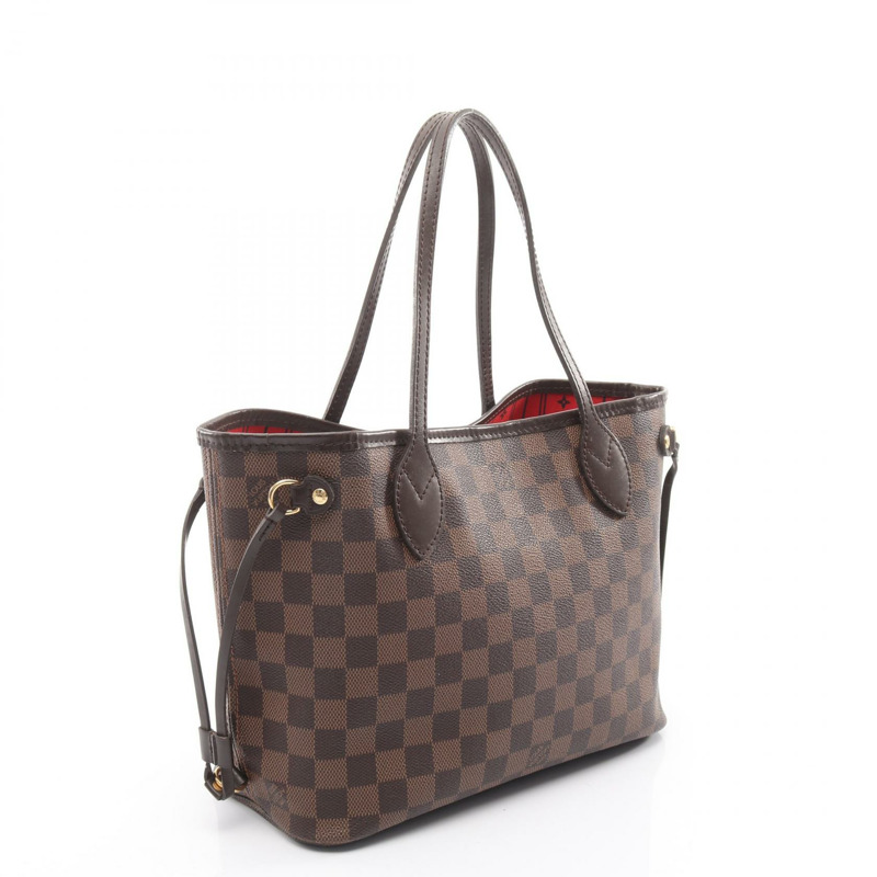 路易威登 Neverfull PM 手提包 N51109 Damier Ebene 帆布皮革 二手-1