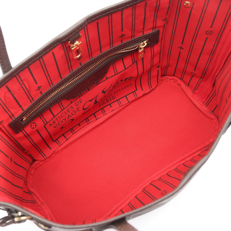 路易威登 Neverfull PM 手提包 N51109 Damier Ebene 帆布皮革 二手-2