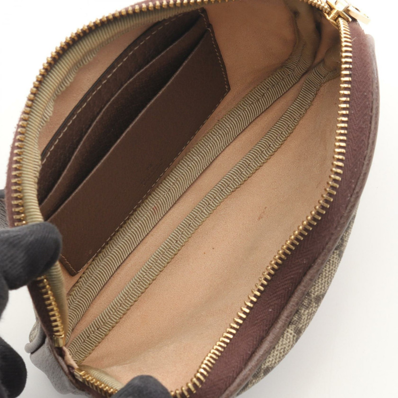 GUCCI Ophidia GG Supreme Sherry Line 腰包 519308 帆布皮革 二手-2