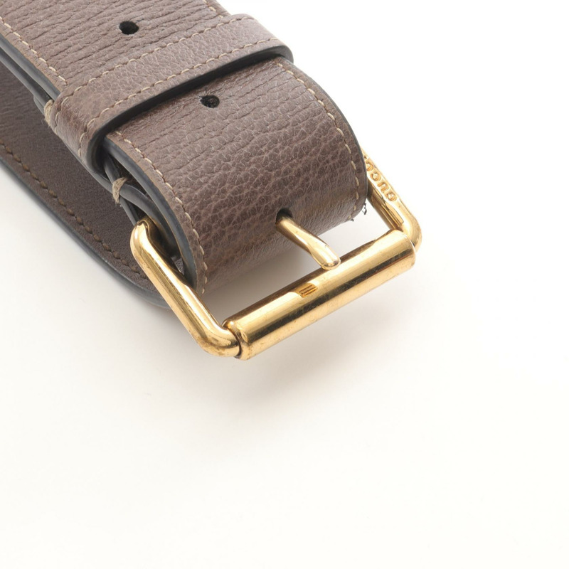 GUCCI Ophidia GG Supreme Sherry Line 腰包 519308 帆布皮革 二手-6