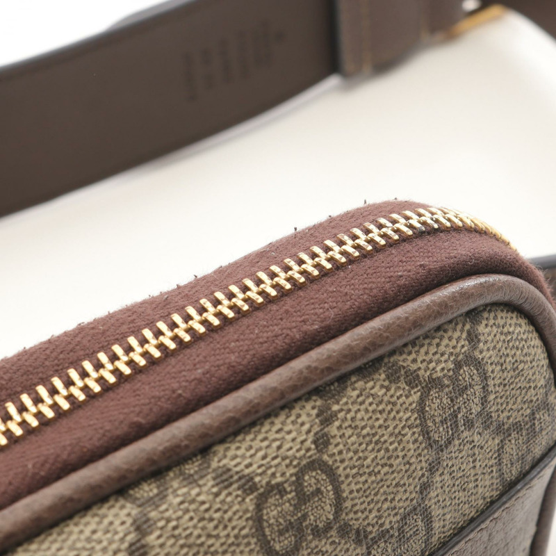 GUCCI Ophidia GG Supreme Sherry Line 腰包 519308 帆布皮革 二手-7
