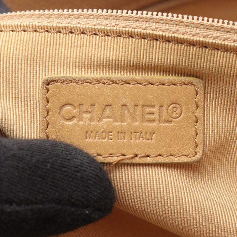 香奈兒 (CHANEL) Executive Tote 單肩包 A15206 皮革 米色 二手 女士 Coco CC-3