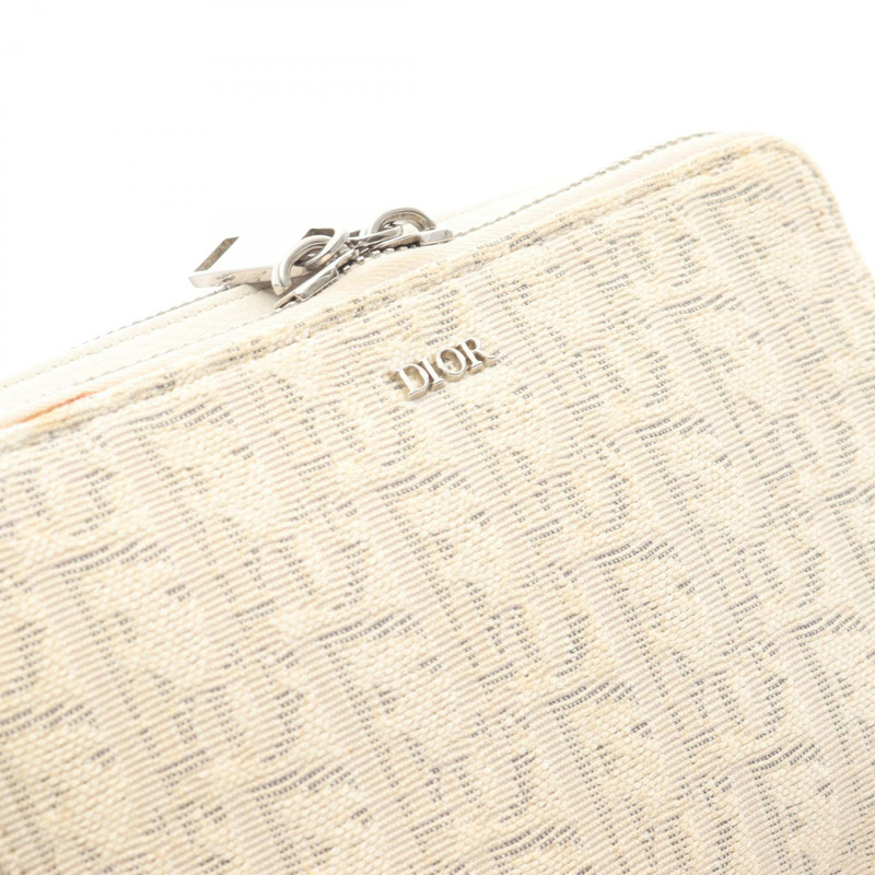 Christian Dior Oblique 斜背包，帆布材質，米色，二手女款-7