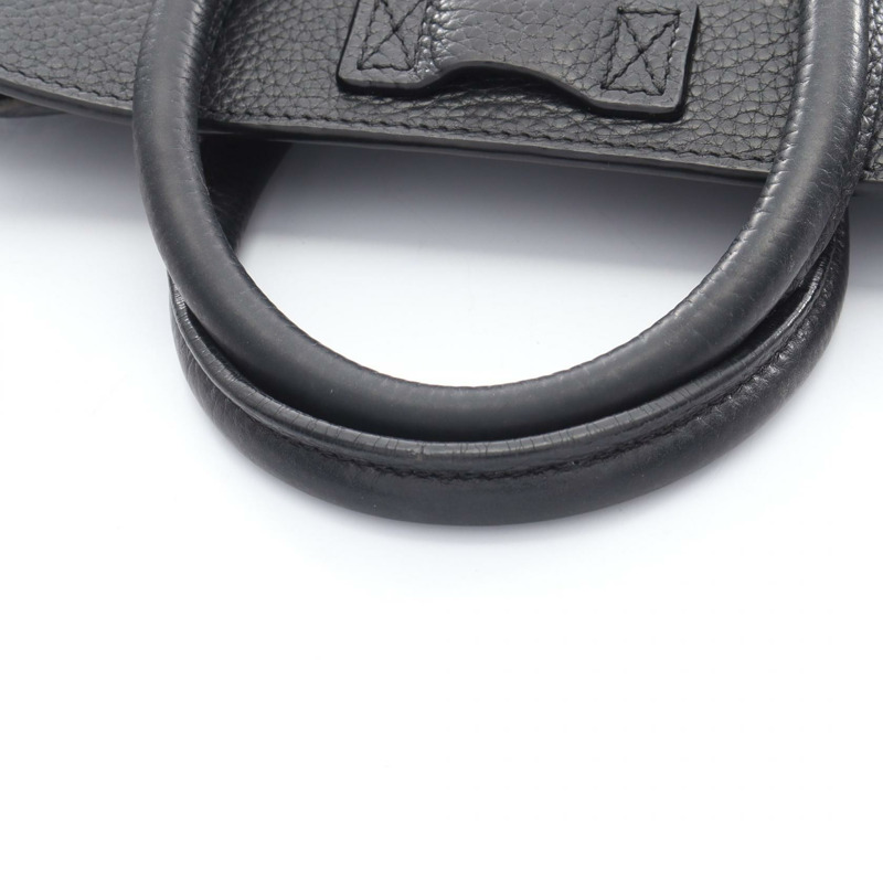 CELINE Luggage Nano Shopper 單肩斜背包 168243 黑色皮革 二手-7