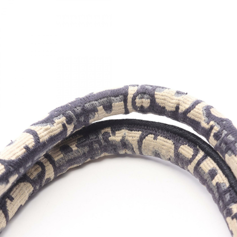 Christian Dior BOOK TOTE 小手提包 帆布 米色 海軍藍 粉色 二手 女士-5