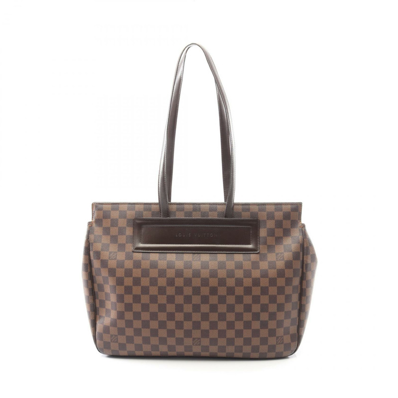 路易威登 Parioli GM 托特單肩包 N51124 Damier 帆布皮革 Ebene-0