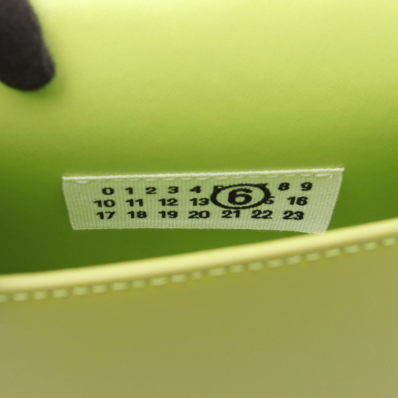 Maison Margiela Numeric 肩挎包，淺綠色皮革，二手女款-3