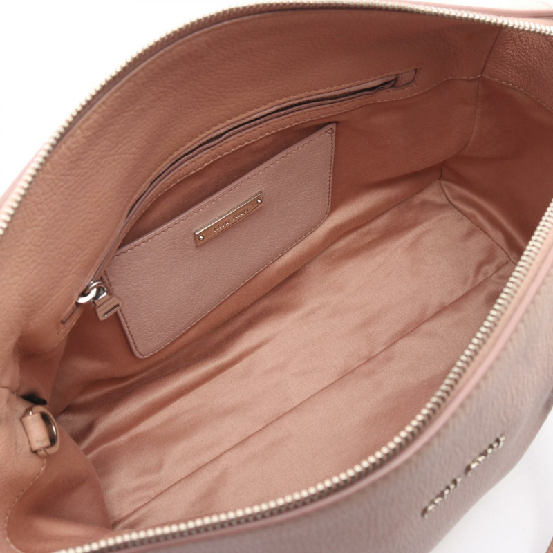 Miu Miu MADRAS 肩挎包 5BB006 粉紅皮革 二手 女士-2