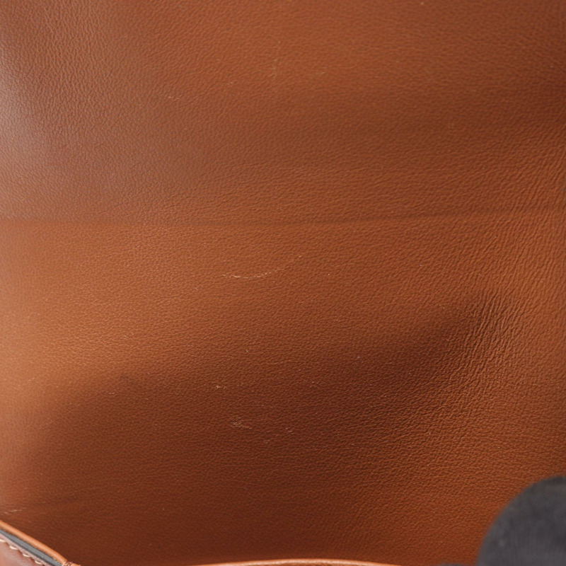 CELINE Teen Triomphe 斜背包 188882BZ4 帆布皮革 黑色棕色-4