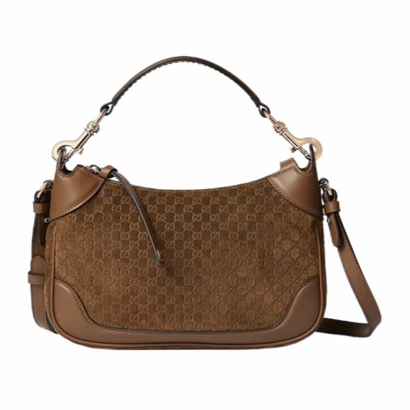 新款Gucci 女士 Gucci B 小號單肩包均碼碼小號、25cm*6cm*14.5cm-0