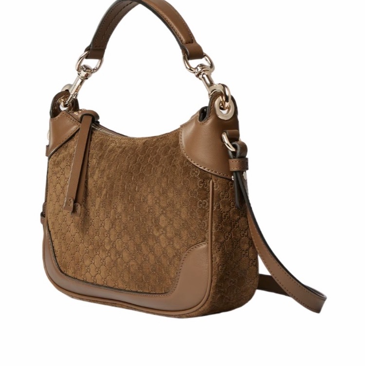 新款Gucci 女士 Gucci B 小號單肩包均碼碼小號、25cm*6cm*14.5cm-4