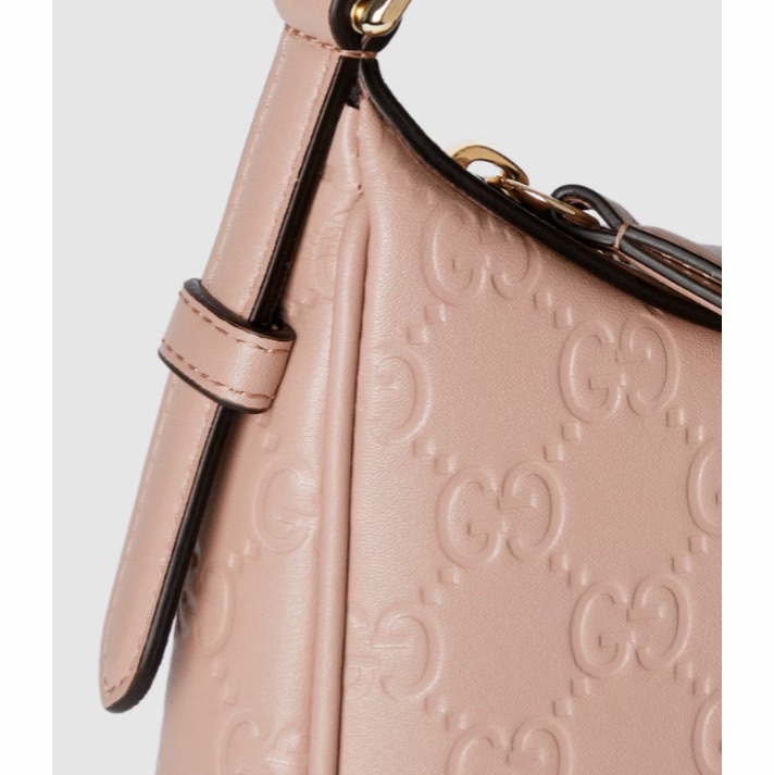 Gucci 女士 GG Emblem 中號單肩包均碼碼中號、25.5cm*5cm*20cm-3