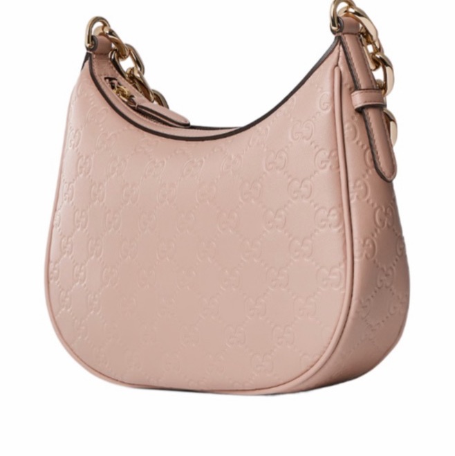 Gucci 女士 GG Emblem 中號單肩包均碼碼中號、25.5cm*5cm*20cm-5