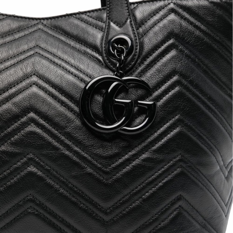 Gucci 女士 GG Marmont 中號單肩包均碼碼中號、30cm*18cm*23cm-1
