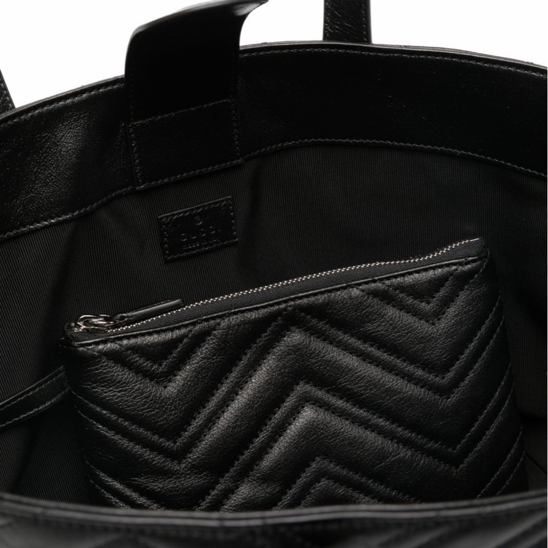 Gucci 女士 GG Marmont 中號單肩包均碼碼中號、30cm*18cm*23cm-4