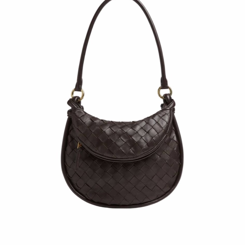 新款Bottega Veneta 女士 編織圖案手提包均碼碼小號、24.5cm*7cm*19cm-1