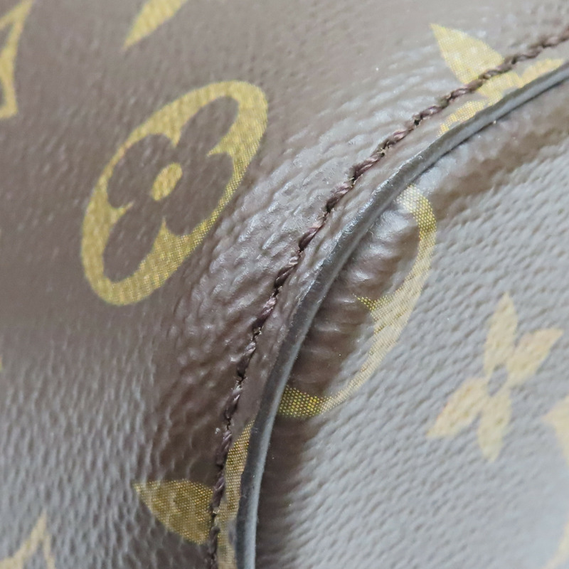 棕色 原花帆布 粉色牛皮飾邊 NeoNoe MM 兩用包【LOUIS VUITTON LV 路易威登】 M44022-11