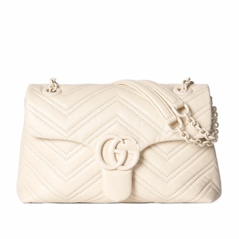 Gucci 女士 GG Marmont 小號單肩包均碼碼小號、23cm*9cm*17cm