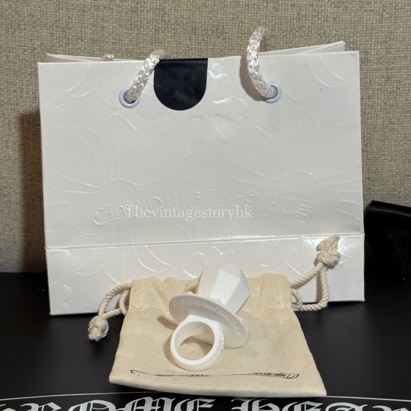 Chrome  Hearts Silicone Ring Pop White 🤍-0