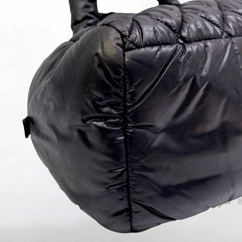 Y1990-CHANEL包包 黑色羽絨小號空氣包A48619-6