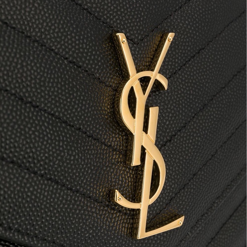 Saint Laurent 女士 CASSANDRE  MATELASSÉ絎縫粒面壓印皮革手拿包均碼碼常規、21cm*3cm*16cm-1