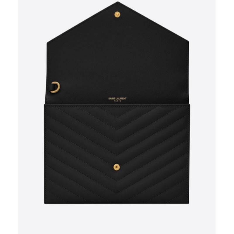 Saint Laurent 女士 CASSANDRE  MATELASSÉ絎縫粒面壓印皮革手拿包均碼碼常規、21cm*3cm*16cm-4