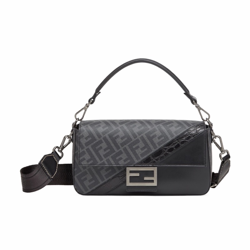 Fendi 男士 Baguette單肩包均碼碼常規、27cm*6.5cm*15cm-0