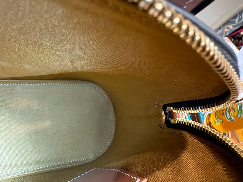 CELINE TEEN HONORINE標誌印花及牛皮革手袋-10