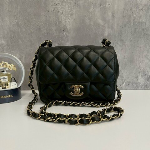 Chanel 黑金方胖 晶片款